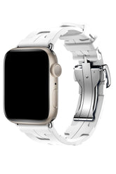 Curea Ceas Apple Watch Silicon Rugged White - WATCHERS