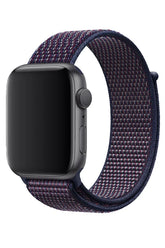 Curea Ceas Apple Watch Sport Nylon Lacivert Indigo - WATCHERS