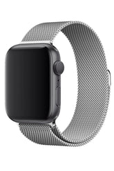 Curea Ceas Apple Watch Milanese Silver Metalica - WATCHERS