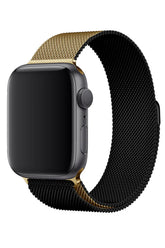 Curea Ceas Apple Watch Milanese Golden Night Metalica - WATCHERS