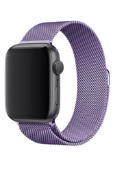Curea Ceas Apple Watch Milanese Lila Metalica - WATCHERS