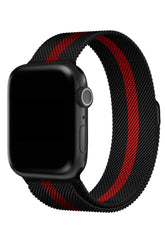 Curea Ceas Apple Watch Milanese Racing Red Metalica - WATCHERS