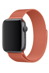Curea Ceas Apple Watch Milanese Siena Red Metalica - WATCHERS