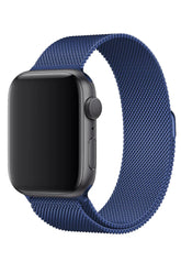 Curea Ceas Apple Watch Milanese Space Blue Metalica - WATCHERS