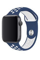 Curea Ceas Apple Watch Silicon Sport Lacivert Red - WATCHERS