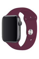 Curea Ceas Apple Watch Silicon Clasic Plum - WATCHERS