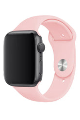 Curea Ceas Apple Watch Silicon Clasic Sand Pink - WATCHERS