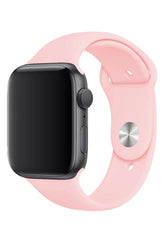 Curea Ceas Apple Watch Silicon Clasic Powder Pink - WATCHERS