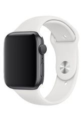Curea Ceas Apple Watch Silicon Clasic White - WATCHERS