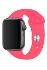 Curea Ceas Apple Watch Silicon Clasic Retro Pink - WATCHERS