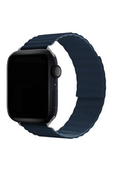 Curea Ceas Apple Watch Silicon Louis Navy Blue - WATCHERS