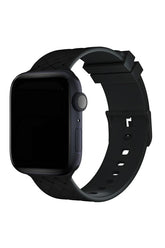 Curea Ceas Apple Watch Silicon Designo Black - WATCHERS