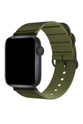 Curea Ceas Apple Watch Nylon Echo Green - WATCHERS