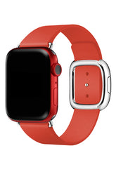 Curea Ceas Apple Watch Leather Harmony Racing Red - WATCHERS