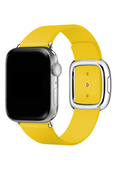 Curea Ceas Apple Watch Leather Harmony Yellow - WATCHERS