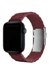 Curea Ceas Apple Watch Silicon Buckle Cordovan - WATCHERS