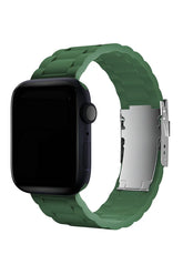 Curea Ceas Apple Watch Silicon Buckle Green - WATCHERS