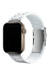 Curea Ceas Apple Watch Silicon Buckle White - WATCHERS