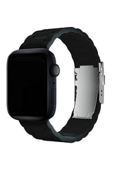 Curea Ceas Apple Watch Silicon Buckle Black - WATCHERS