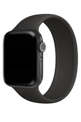 Curea Ceas Apple Watch Solo Silicon Black - WATCHERS