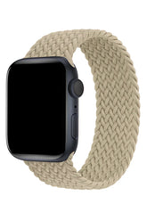 Curea Ceas Apple Watch Braided Beige - WATCHERS
