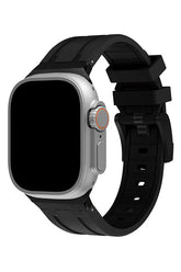 Curea Ceas Apple Watch Silicon Empire Black - WATCHERS