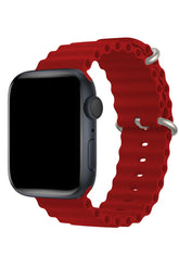 Curea Ceas Apple Watch Silicon Ocean Red - WATCHERS
