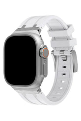 Curea Ceas Apple Watch Silicon Empire White - WATCHERS