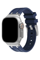 Curea Ceas Apple Watch Silicon Empire Navy Blue - WATCHERS