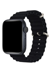 Curea Ceas Apple Watch Silicon Ocean Black - WATCHERS