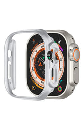 Bumper Protectie Ceas Apple Watch Ultra Light Gray - WATCHERS