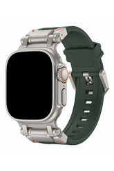 Curea Ceas Apple Watch Silicon Defender Military Green - WATCHERS