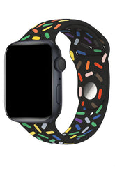Curea Ceas Apple Watch Silicon Clasic Dark Sparkle - WATCHERS
