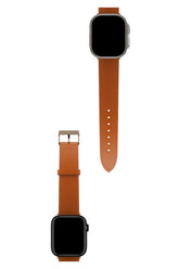 Curea Ceas Apple Watch Leather Saffiano Red - WATCHERS