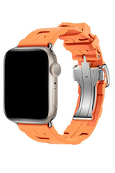 Curea Ceas Apple Watch Silicon Rugged Orange - WATCHERS