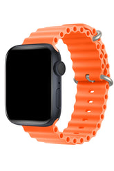 Curea Ceas Apple Watch Silicon Ocean Orange - WATCHERS