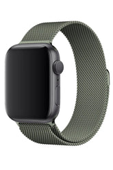 Curea Ceas Apple Watch Milanese Smokey Metalica - WATCHERS