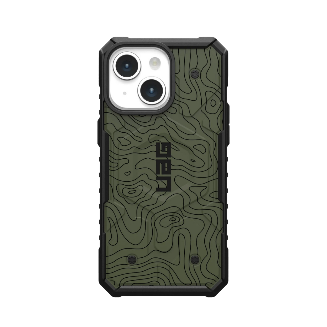 Husa iPhone MagSafe Pathfinder UAG pentru iPhone 15 Plus Topography - WATCHERS