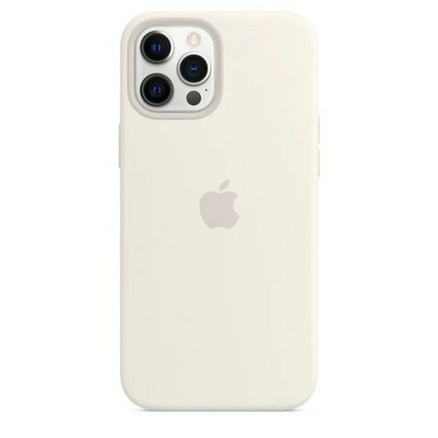 Husa iPhone MagSafe din Silicon pentru iPhone 12 Pro Max White - WATCHERS