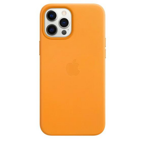 Husa iPhone MagSafe din Piele pentru iPhone 12 Pro Max California Poppy - WATCHERS