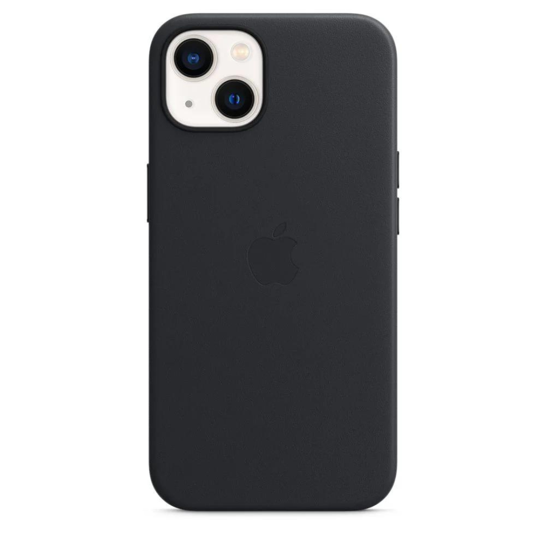 Husa iPhone MagSafe din Piele pentru iPhone 13 Mini Midnight - WATCHERS