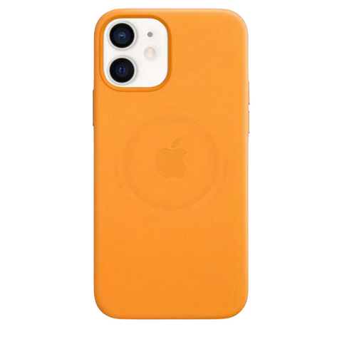 Husa iPhone MagSafe din Piele pentru iPhone 12 Mini California Poppy - WATCHERS