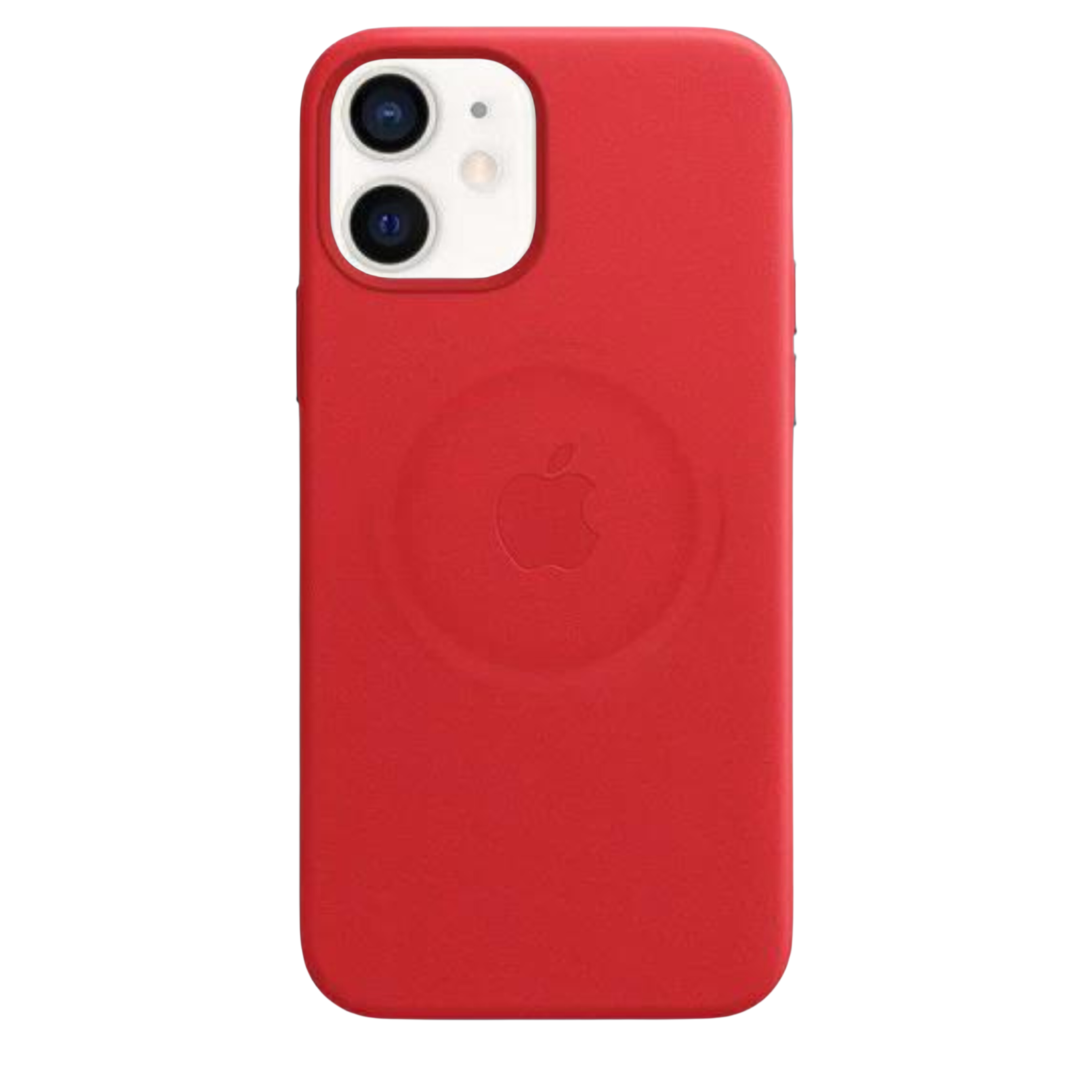 Husa iPhone MagSafe din Piele pentru iPhone 12 Red - WATCHERS