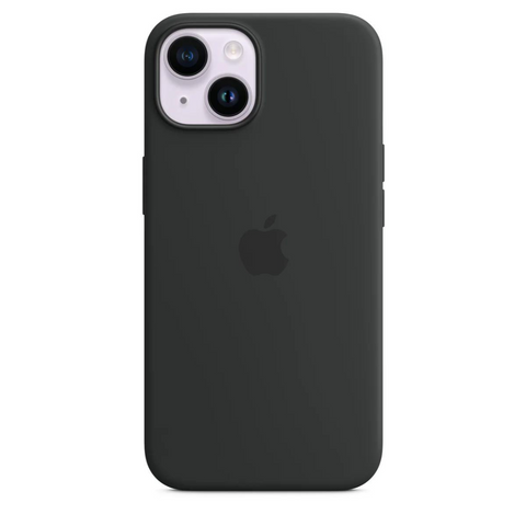 Husa iPhone MagSafe din Silicon pentru iPhone 14 Midnight - WATCHERS
