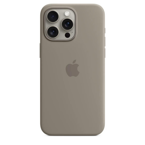 Husa iPhone MagSafe din Silicon pentru iPhone 15 Pro Max Clay - WATCHERS