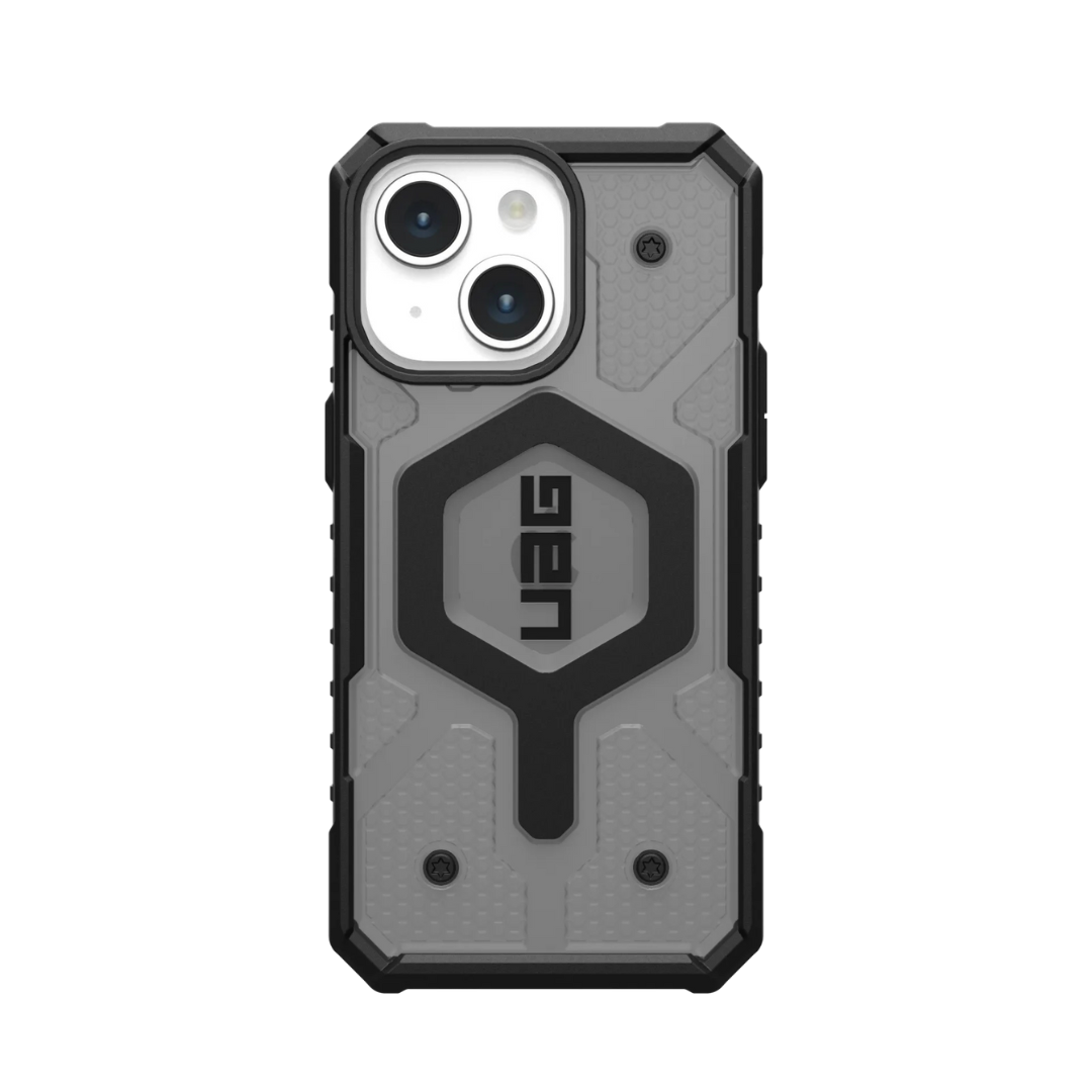 Husa iPhone MagSafe Pathfinder Clear UAG pentru iPhone 15 Plus Ash - WATCHERS