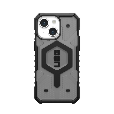 Husa iPhone MagSafe Pathfinder Clear UAG pentru iPhone 15 Plus Ash - WATCHERS