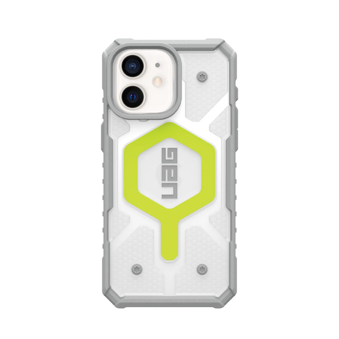 Husa iPhone MagSafe UAG Pathfinder Clear pentru iPhone 12 Active Neon - WATCHERS