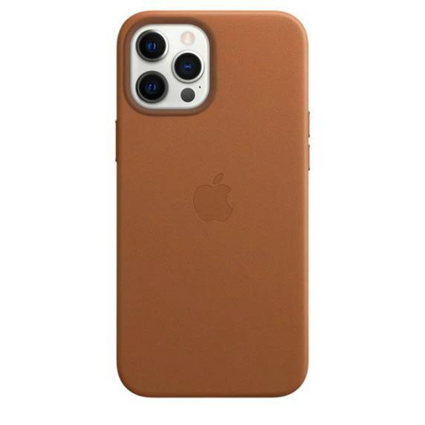 Husa iPhone MagSafe din Piele pentru iPhone 12 Pro Max Saddle Brown - WATCHERS