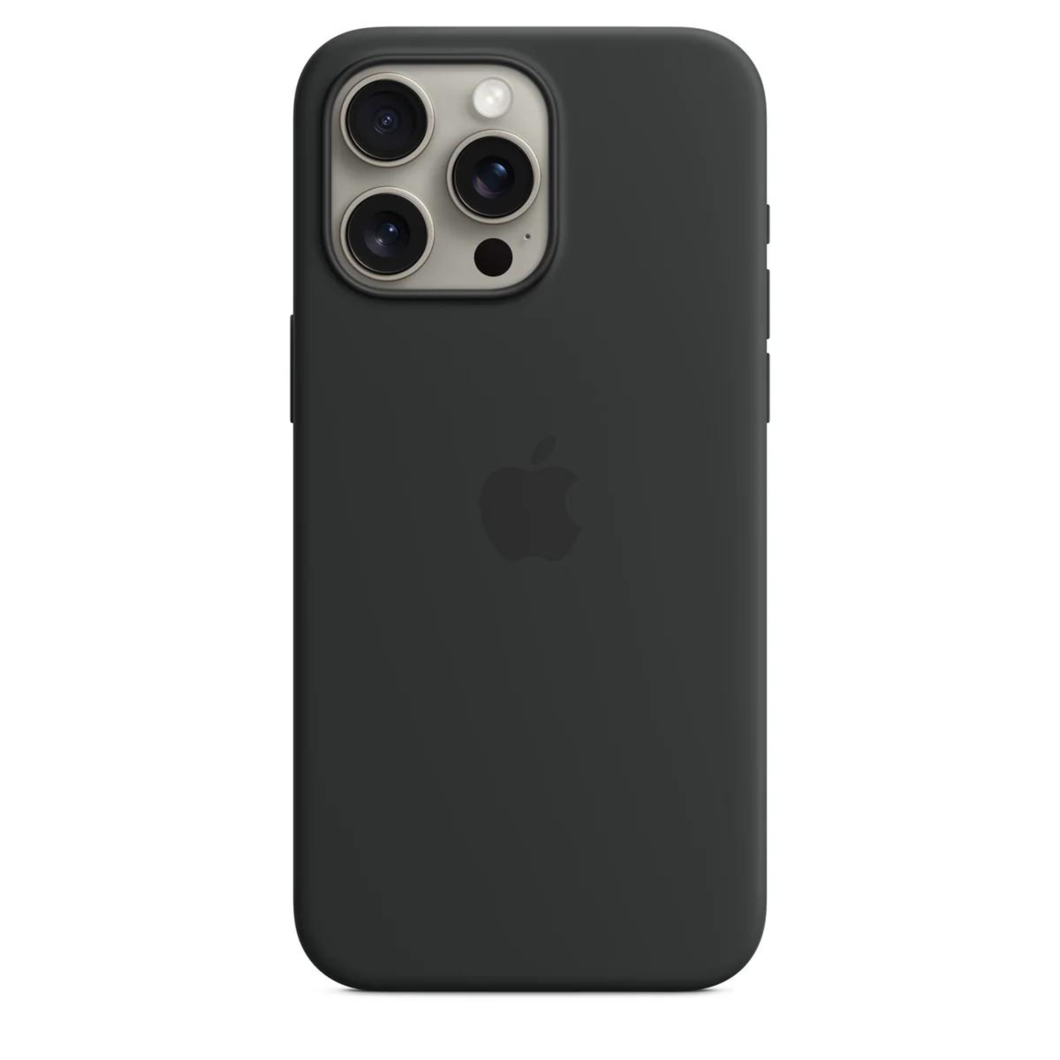 Husa iPhone MagSafe din Silicon pentru iPhone 15 Pro Black - WATCHERS